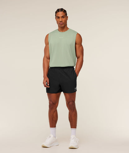 Gymshark Distance Seamless Tank -  Haze Green /  Haze Green
