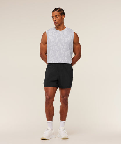 Gymshark Distance Seamless Tank -  Light Grey /  Light Grey / ACID WASH