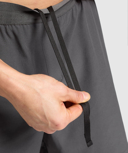 Gymshark Land to Water 6" Shorts - Asphalt Grey