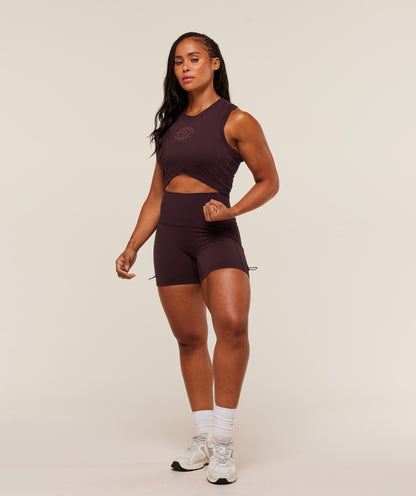 Gymshark Legacy Sleeveless Crop Top - Cherry Purple