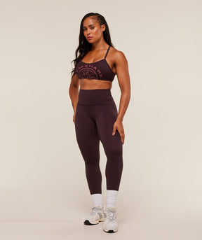 Gymshark Legacy Logo Leggings - Cherry Purple