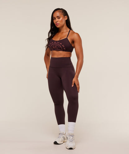Gymshark Legacy Logo Leggings - Cherry Purple