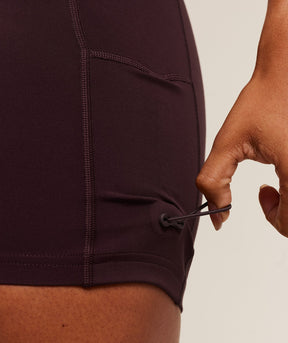 Gymshark Legacy Logo Tight Shorts - Cherry Purple