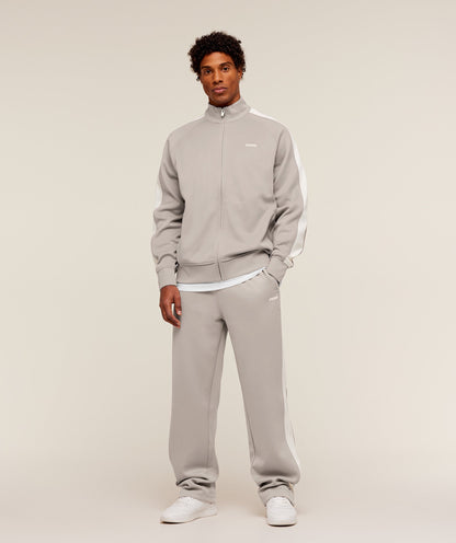Gymshark Tricot Track Jacket - Mushroom Grey