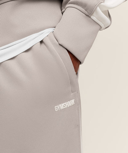 Gymshark Tricot Track Pants - Mushroom Grey