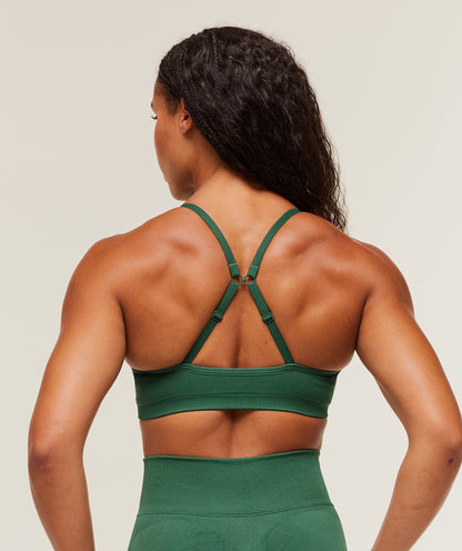 Gymshark Lift Seamless Sports Bra - Lift Green/Lift Green Marl