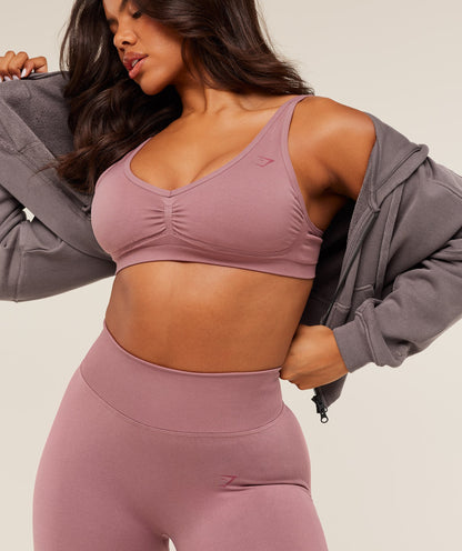 Gymshark Lift Seamless Sports Bra - Calm Pink