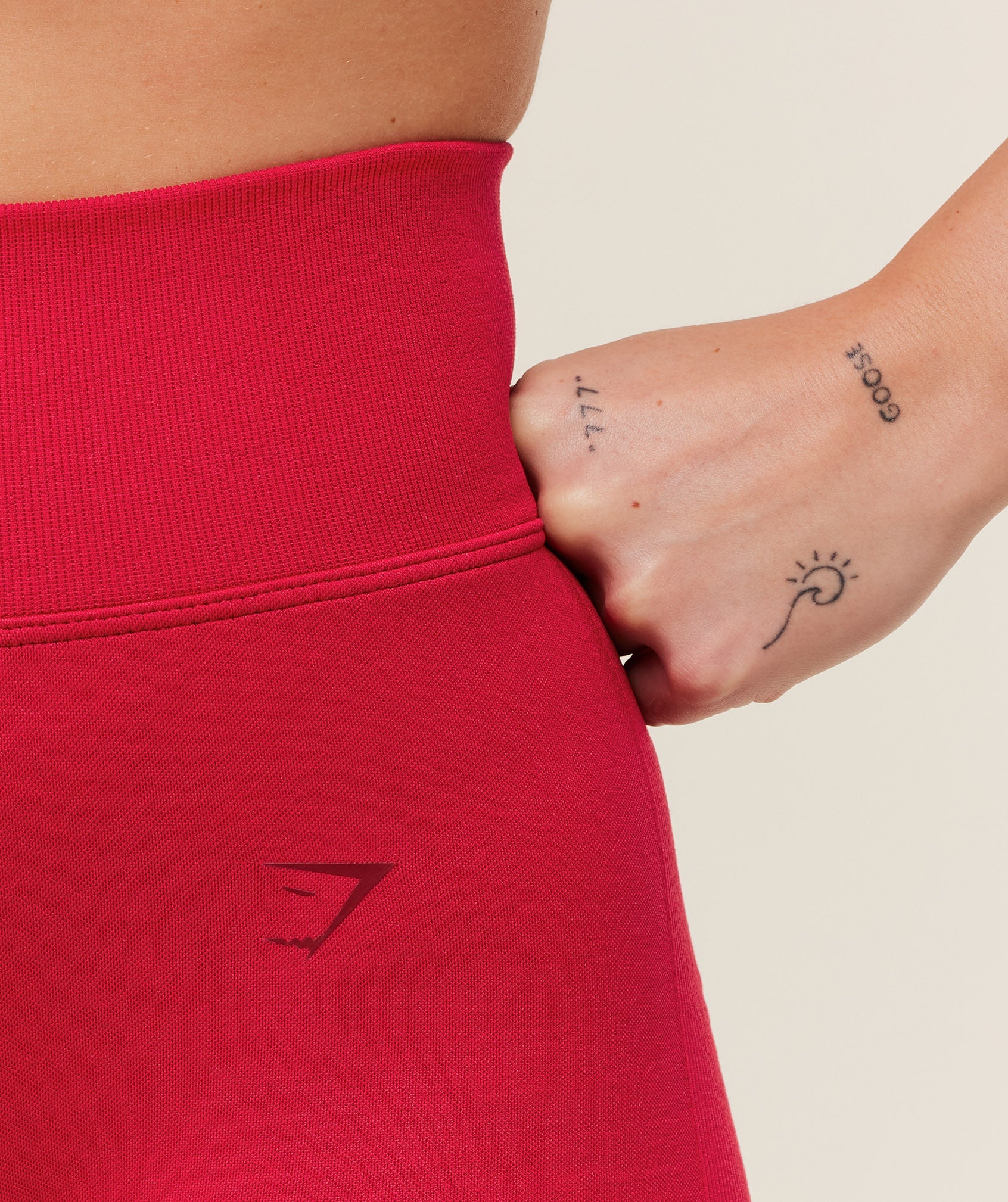 Gymshark Lift Seamless Shorts - Carmine Red