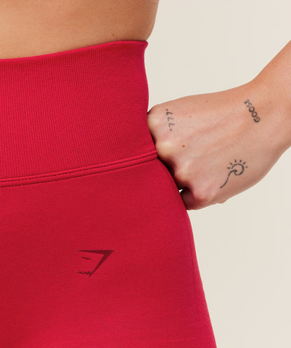 Gymshark Lift Seamless Shorts - Carmine Red