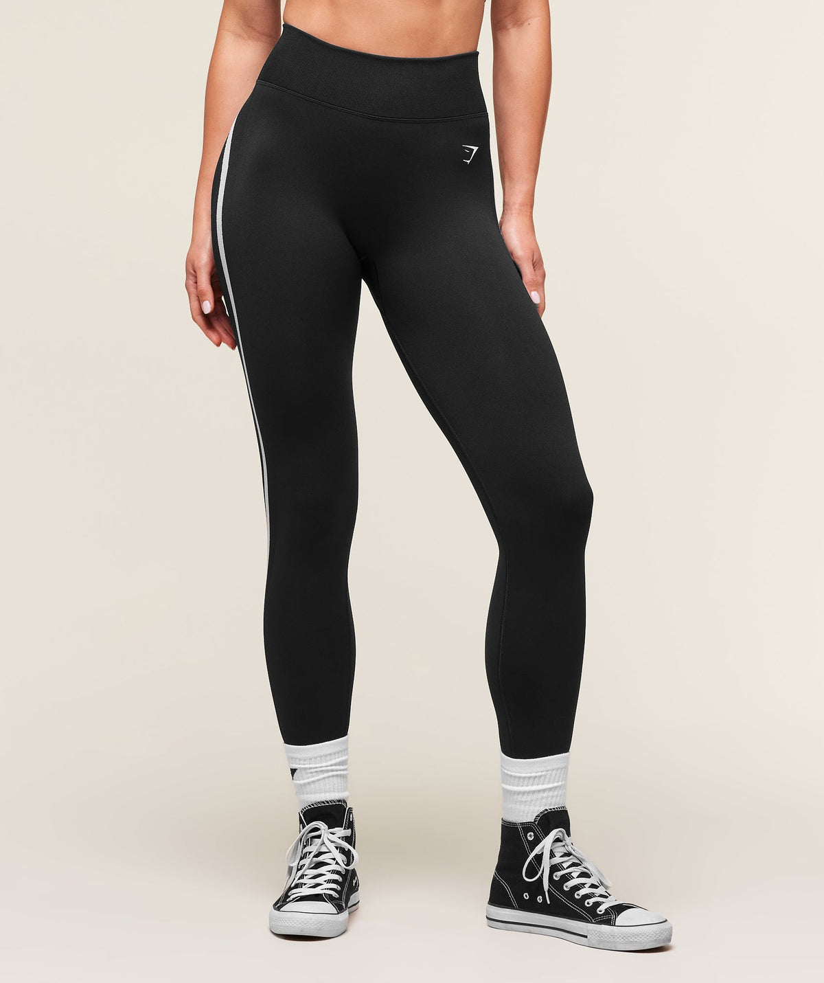 Gymshark Lift Varsity Seamless Leggings - Black