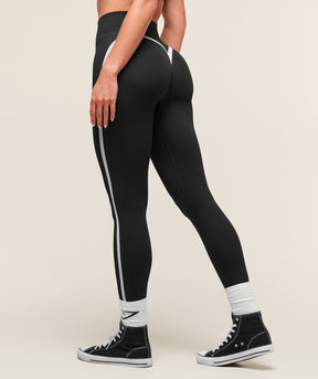 Gymshark Lift Varsity Seamless Leggings - Black