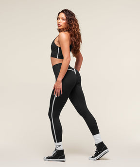Gymshark Lift Varsity Seamless Leggings - Black