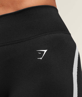 Gymshark Lift Varsity Seamless Leggings - Black