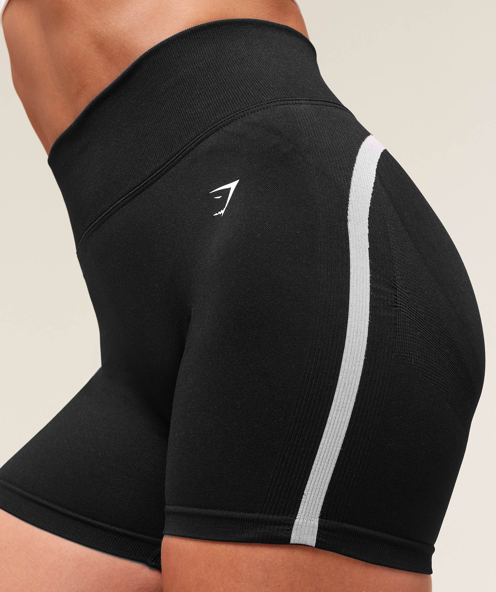 Gymshark Lift Varsity Seamless Shorts - Black
