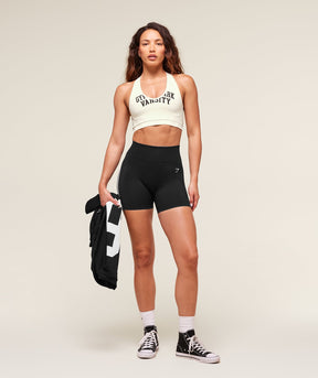 Gymshark Lift Varsity Seamless Shorts - Black