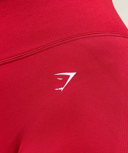 Gymshark Lift Campus Seamless Short - Carmine Red