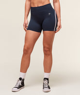 Gymshark Lift Varsity Seamless Shorts - Heavy Blue