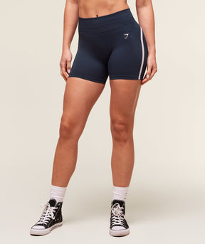 Gymshark Lift Varsity Seamless Shorts - Heavy Blue