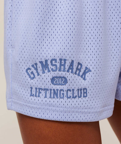 Gymshark Lifting Club Mesh Shorts - Peri Blue