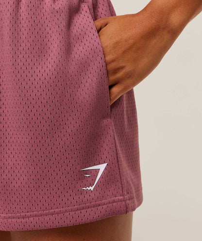 Gymshark Lifting Club Mesh Shorts - Reset Pink