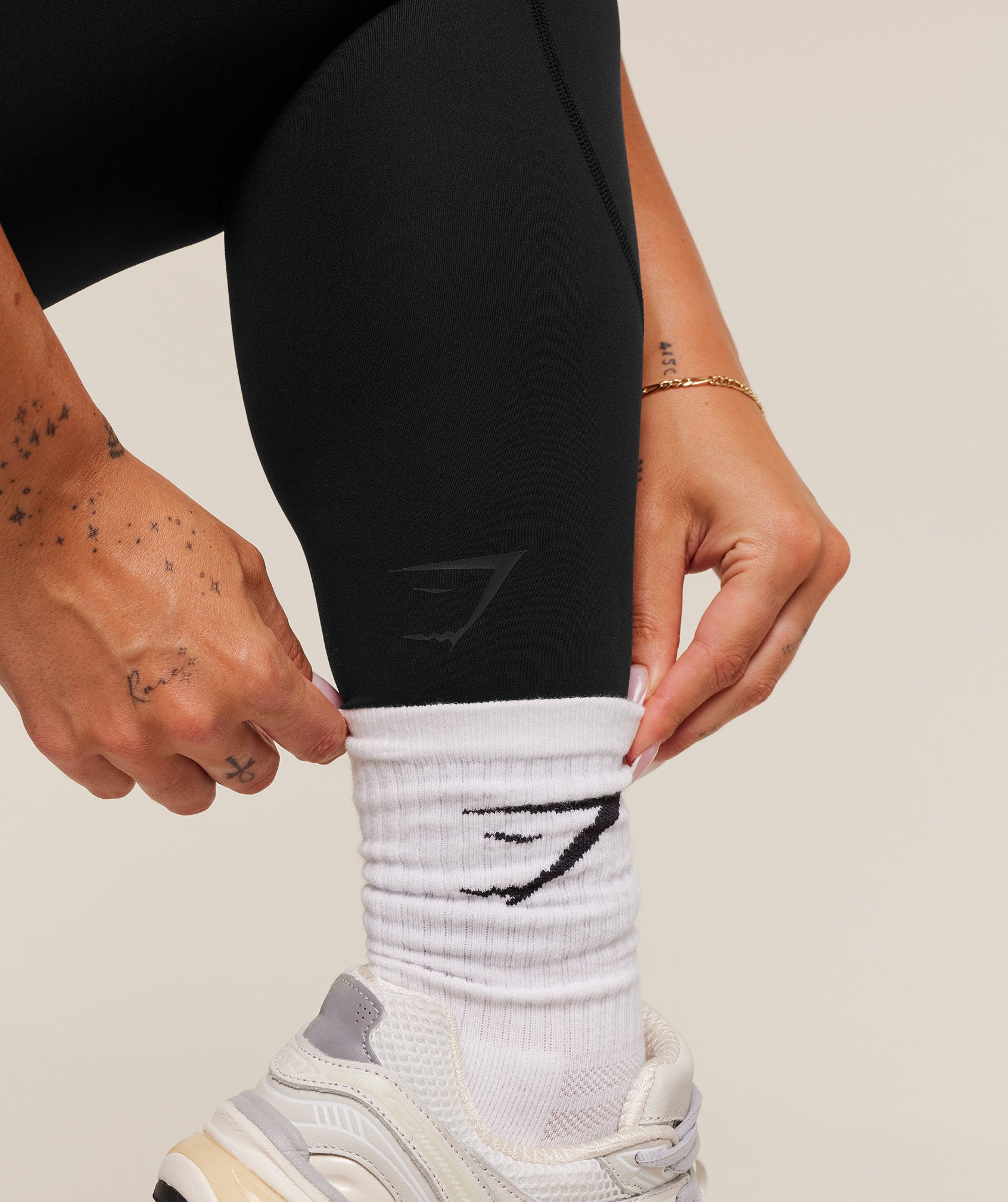 Gymshark Lifting Dipped Waistband Leggings - Black