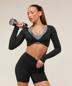 Gymshark Lifting Dipped Waistband Short - Black