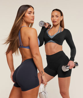 Gymshark Lifting Dipped Waistband Short - Heavy Blue