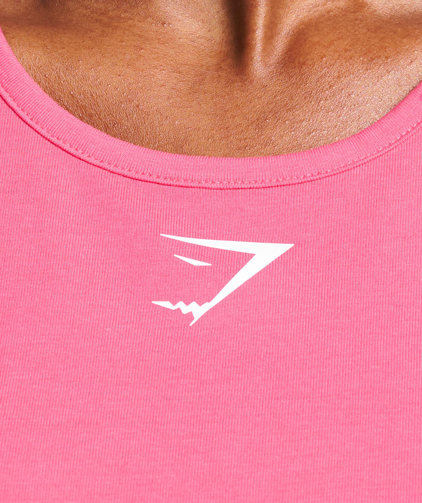 Gymshark Training Cotton Tank - Freak Out Pink