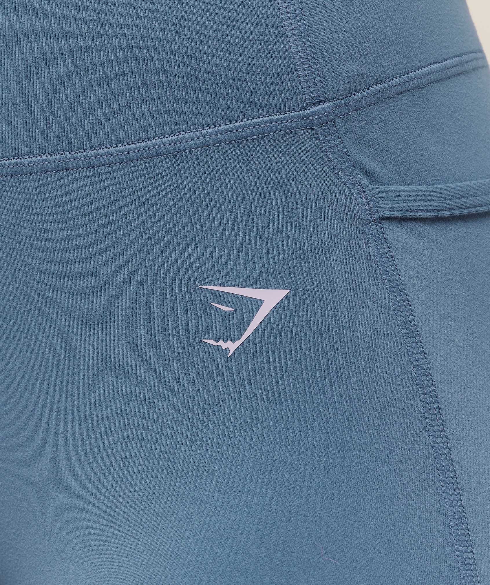 Gymshark Lifting Pocket Leggings - Worn Blue