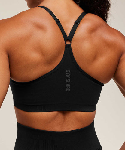 Gymshark Activate Seamless Bralette - Black