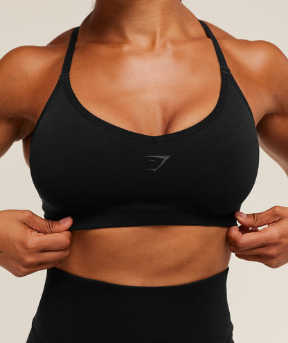 Gymshark Activate Seamless Bralette - Black