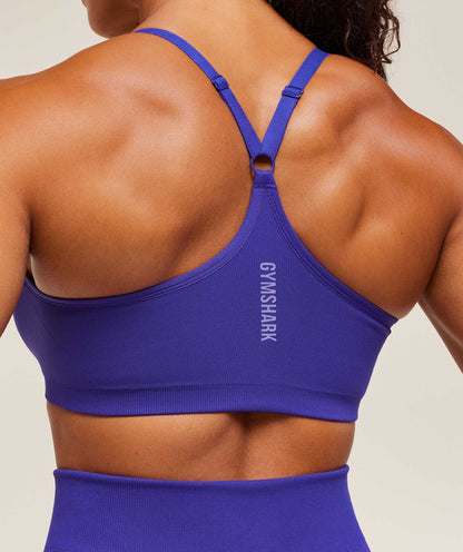 Gymshark Activate Seamless Bralette - Cobalt Purple