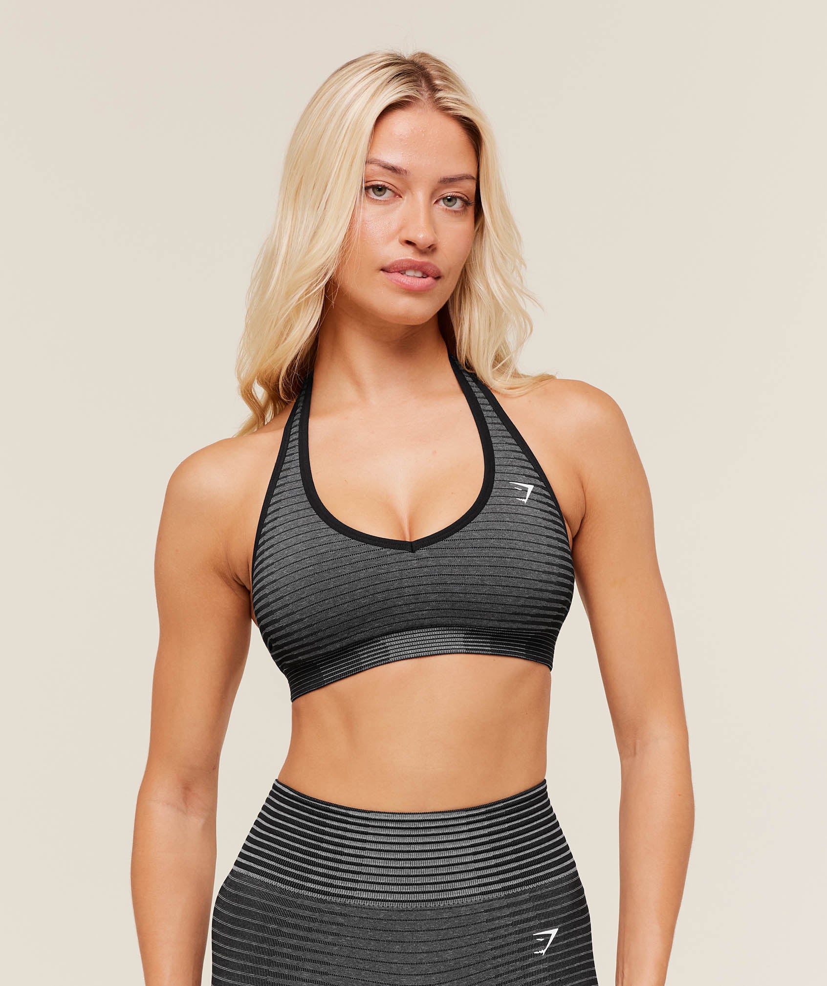 Gymshark Sport Seamless Sports Bra - GS Onyx Grey/GS Black