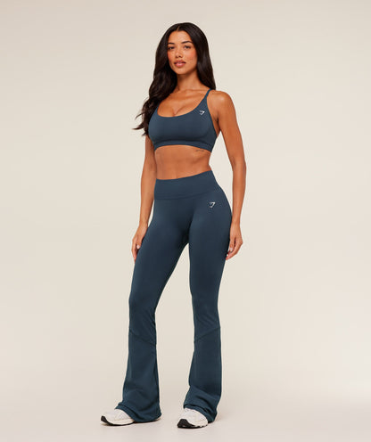 Gymshark Everyday Seamless Racerback Sports Bra - GS Stealth Blue
