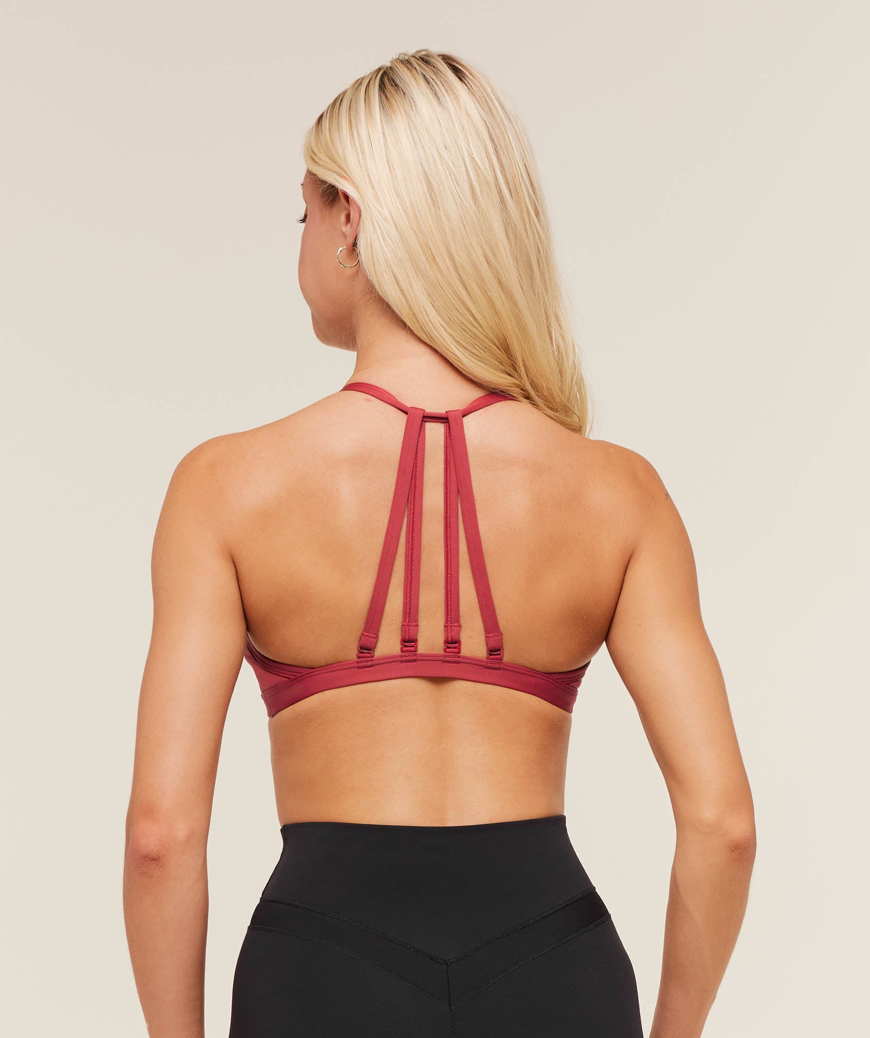 Gymshark Minimal Sports Bra - Athletic Burgundy
