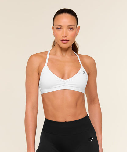 Gymshark Minimal Sports Bra - White