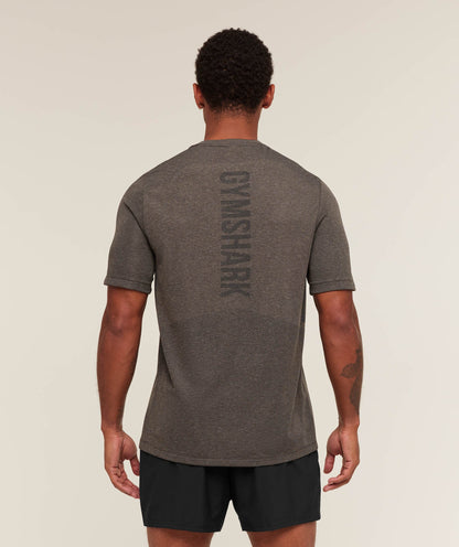 Gymshark Lightweight Seamless T-Shirt - Archive Brown/Cement Brown