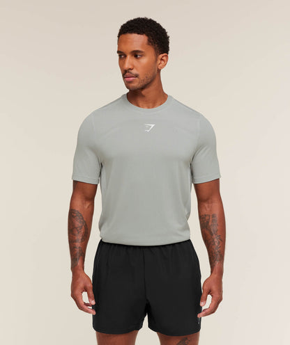 Gymshark Lightweight Seamless T-Shirt - Denim Grey/Light Grey