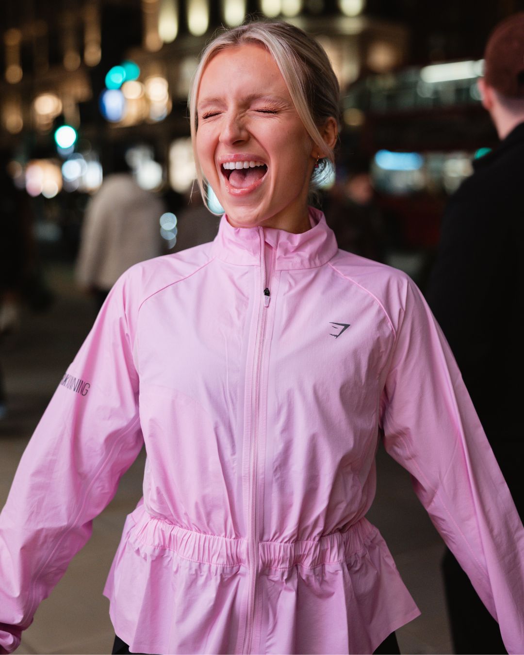 Gymshark Running Elite Windproof Jacket - Sour Pink