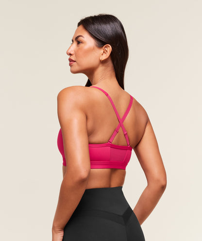 Gymshark Ruched Sports Bra - Build Pink