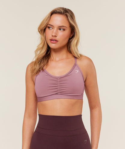 Gymshark Ruched Sports Bra - Calm Pink