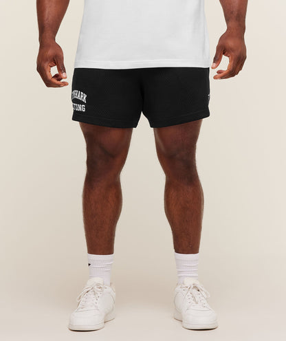 Gymshark Lifting Mesh 5" Shorts - Black