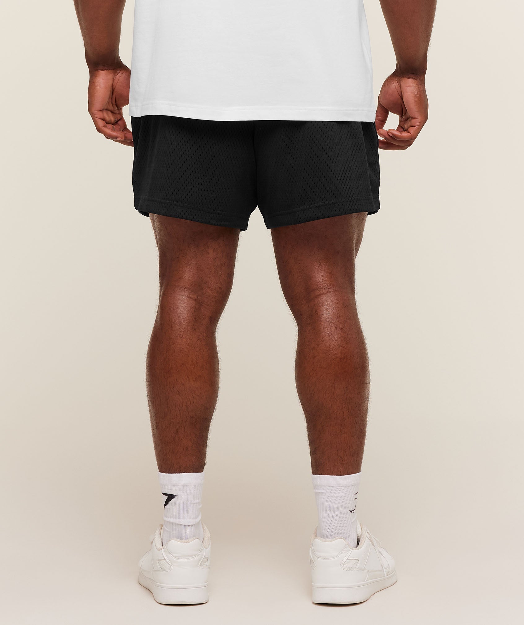 Gymshark Lifting Mesh 5" Shorts - Black