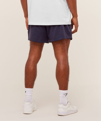 Gymshark Lifting Mesh 5" Shorts - Midnight Purple