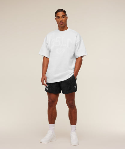 Gymshark Lifting Mesh 5" Shorts - Black/Onyx Grey