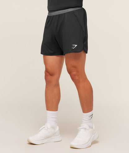 Gymshark Mesh Hybrid 5" Shorts - Black
