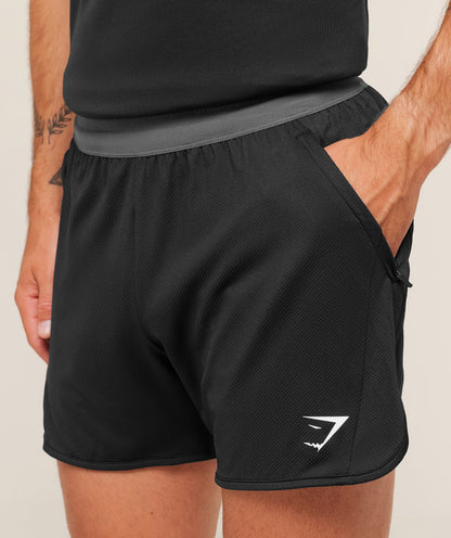 Gymshark Mesh Hybrid 5" Shorts - Black