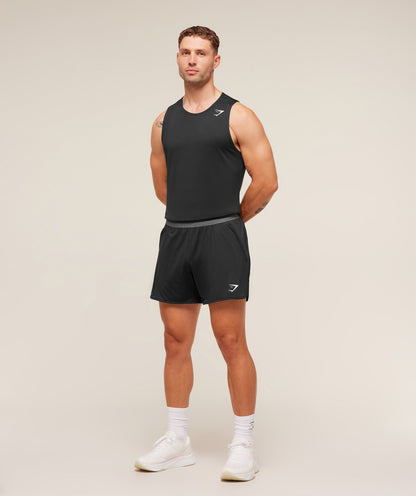 Gymshark Mesh Hybrid 5" Shorts - Black