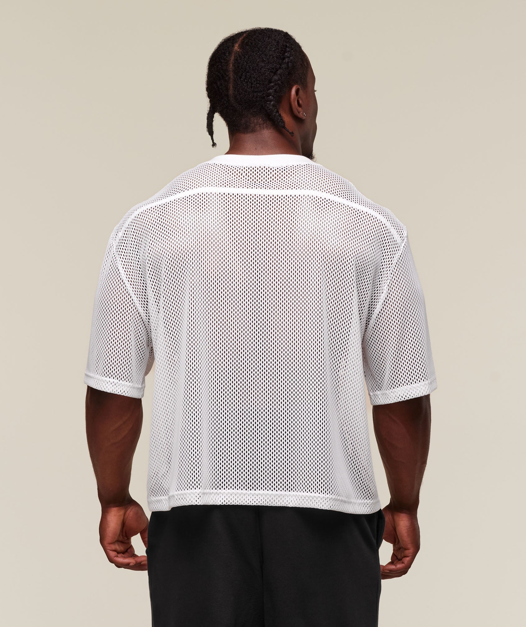 Gymshark Mesh Oversized T-Shirt - White