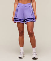 Gymshark Mesh Pleated Shorts - Record Purple
